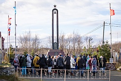 Памятный знак на Титовском рубеже Памятный знак на Титовском рубеже